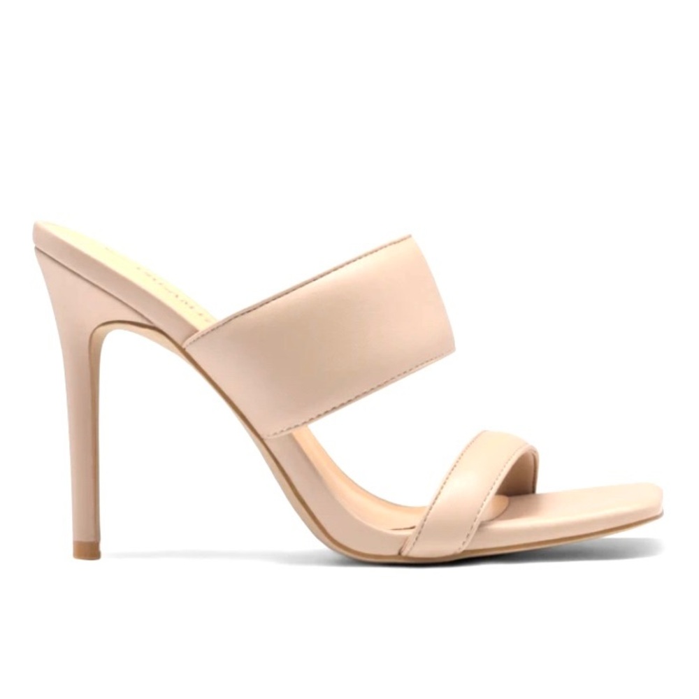 Nude Cushioned strapped heels - Picture 3 of 7